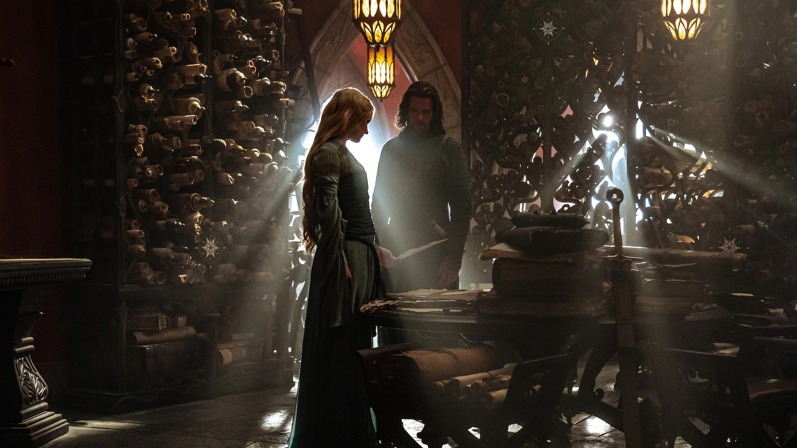 Galadriel and Adar in The Lord of the Rings: The Rings of Power