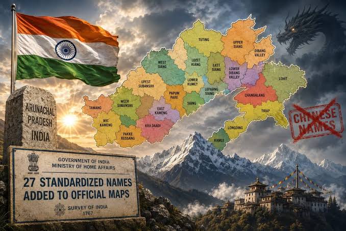 Diplomatic Tensions Escalate as India Counter-Names Arunachal Pradesh Locations While Monsoon Impact Deepens Across North and East India