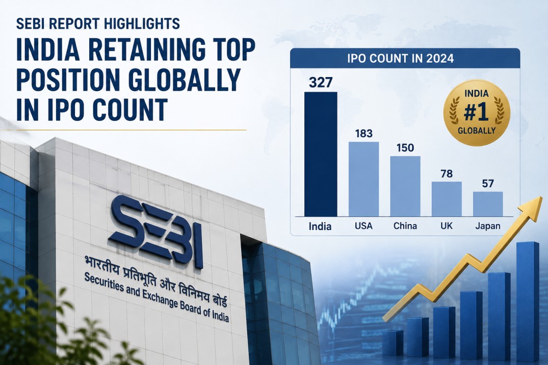 SEBI Report Highlights India Retaining Top Position Globally in IPO Count